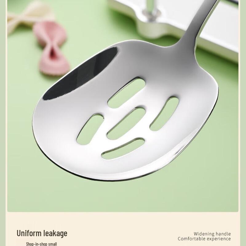Wutuo 304 Edelstahl Geschlitztes Servierlöffel-Set