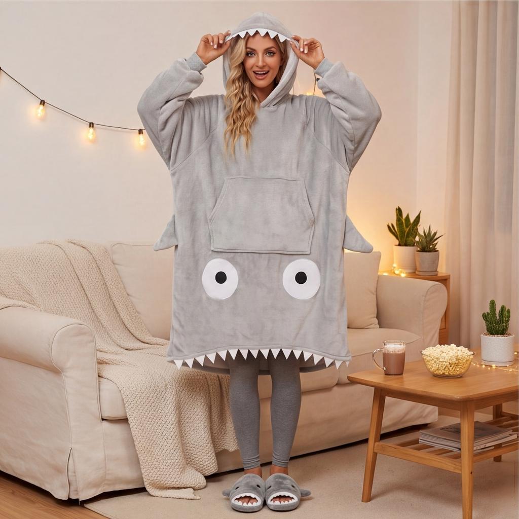 Herren- und Damen-Hoodies, Decken, Pauschalangebote, Warme Haustiere für Zuhause, Erweiterte Weite Pyjamas