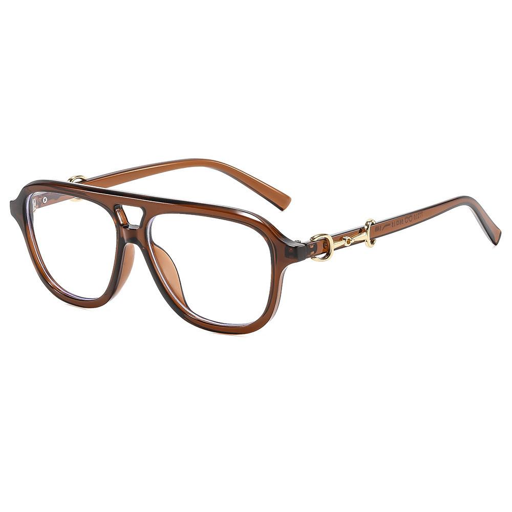Fashion Oversized Pilot Sunglasses With Uv400 Protection For Outdoor Activities And Trendy Wear