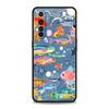 Blue Ocean Fish Soft TPU For Realme 13 12 11 10 9 Pro Plus GT3 GT2 C21 C25 C35 C53 C55 C67 Pro 5G Phone Case Cover Fundas Capas