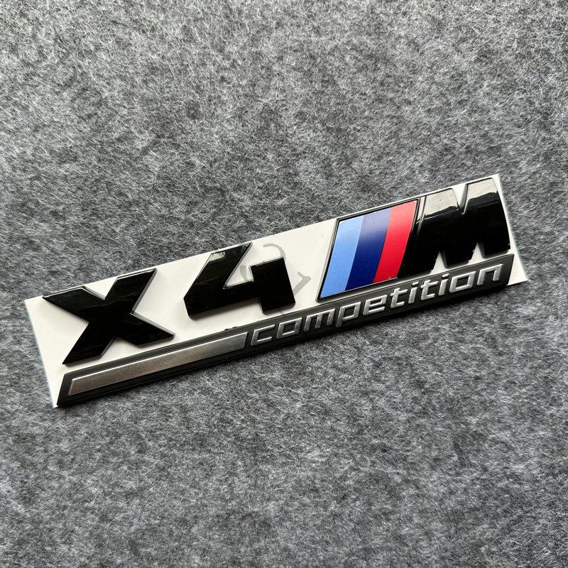 3D ABS Car Letters Logo Badge Sport Stickers Car Rear Trunk Emblem For BMW X1 X2 X3 X4 X5 X6 X7 M1 M2 M3 M4 M5 M6 M7 Competition