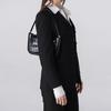 By Far Miranda Crocodile Pattern Handbag Leather Shoulder Bag Women handbags Black 19CRMDASBLDMED