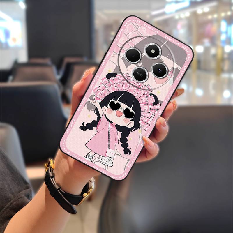 Anti-dust Durable Phone Case For Redmi 14C 4G/14R 5G/A3 Pro 4G/POCO C75 Phone Pouch Animals Full wrap Silicone TPU Cute