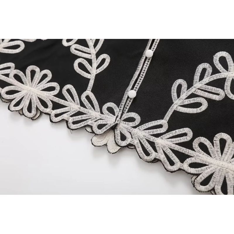 Jnleaog Summer New Arrival Women's Clothing Fashion Style French Fashion All-Match Casual Commute Style Embroider Vest