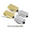 FLEOR Set of Alnico 5 LP Guitar Humbucker Pickup 4-Conductors Electric Guitarra Accessories