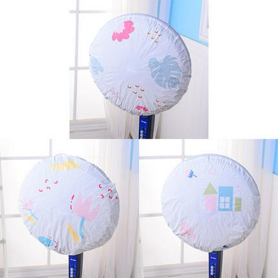 Elastic Dust Cover for Large Floor-Standing Electric Fans: Full Coverage Protective Fabric