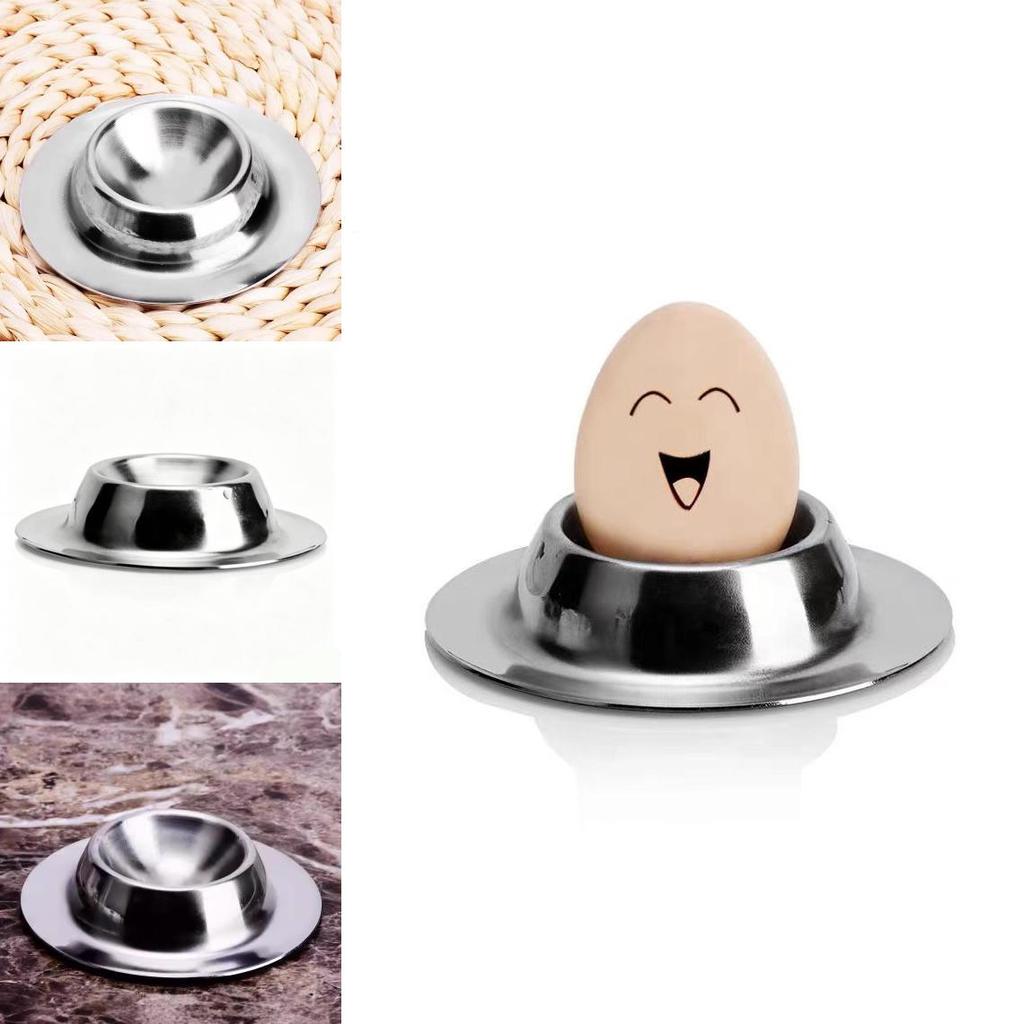 Stainless Steel Egg Holder And Sauce Dish For Kitchen Use