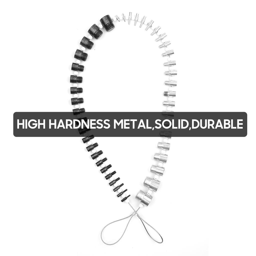Gauge Free Shipping! Saker Nut And Bolt , Bolt Size Gauge 14 Metric Standard Sizes Identifier Gauge Wall Mountable Gauge Inch Centimeter Ruler Thread Checker