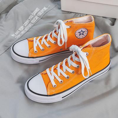 Spring and Summer New Couple Classic Canvas Shoes Men's and Women's High-top Basic Vulcanized Shoes Korean Version of Student Board Shoes