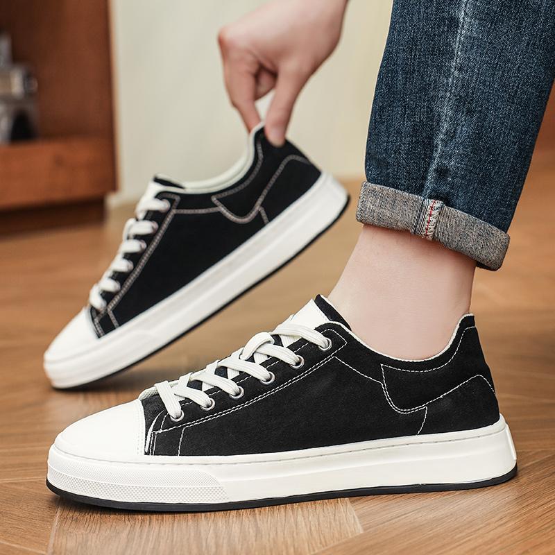 Fashion Spring and summer men's shoes Classic Comfort Designer Style Daily office work young Lightweight Hot Handsome canvas shoes