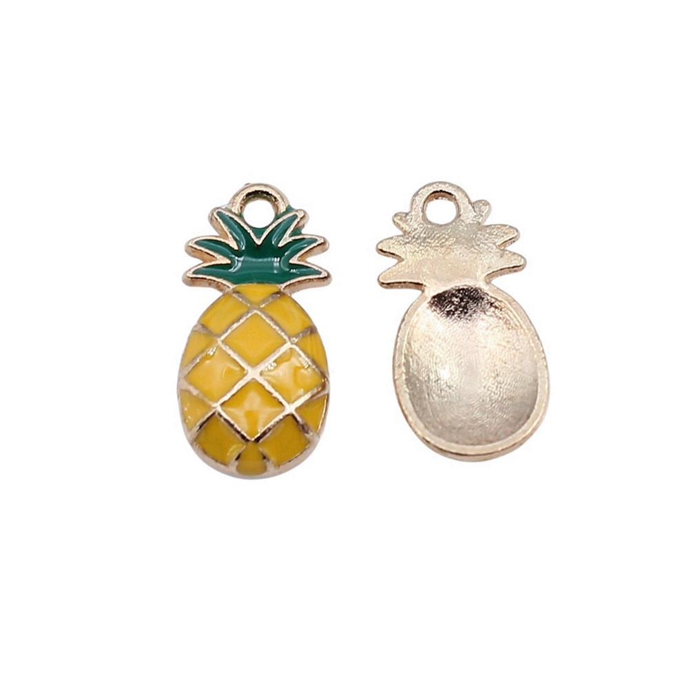 Enamel Charms Fruit Pendants For Food Themed Boy Girl Jewelry Making