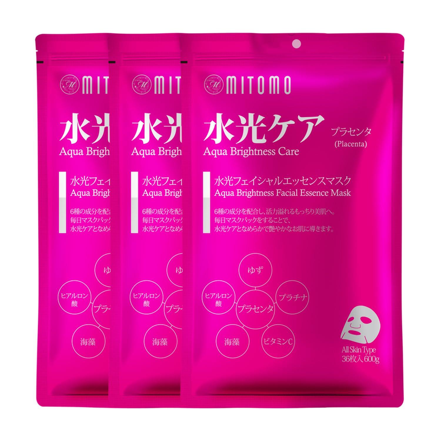 

MITOMO Water Light Care Beauty Sheet pieces Mask Pack Mask/36 x3/Serum/Beauty [MTSA00101-E-4x003]