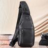 Genuine Leather Men's Bag Outdoor Casual Crossbody Bag Men's Cowhide Shoulder Bag Men's Chest Bag