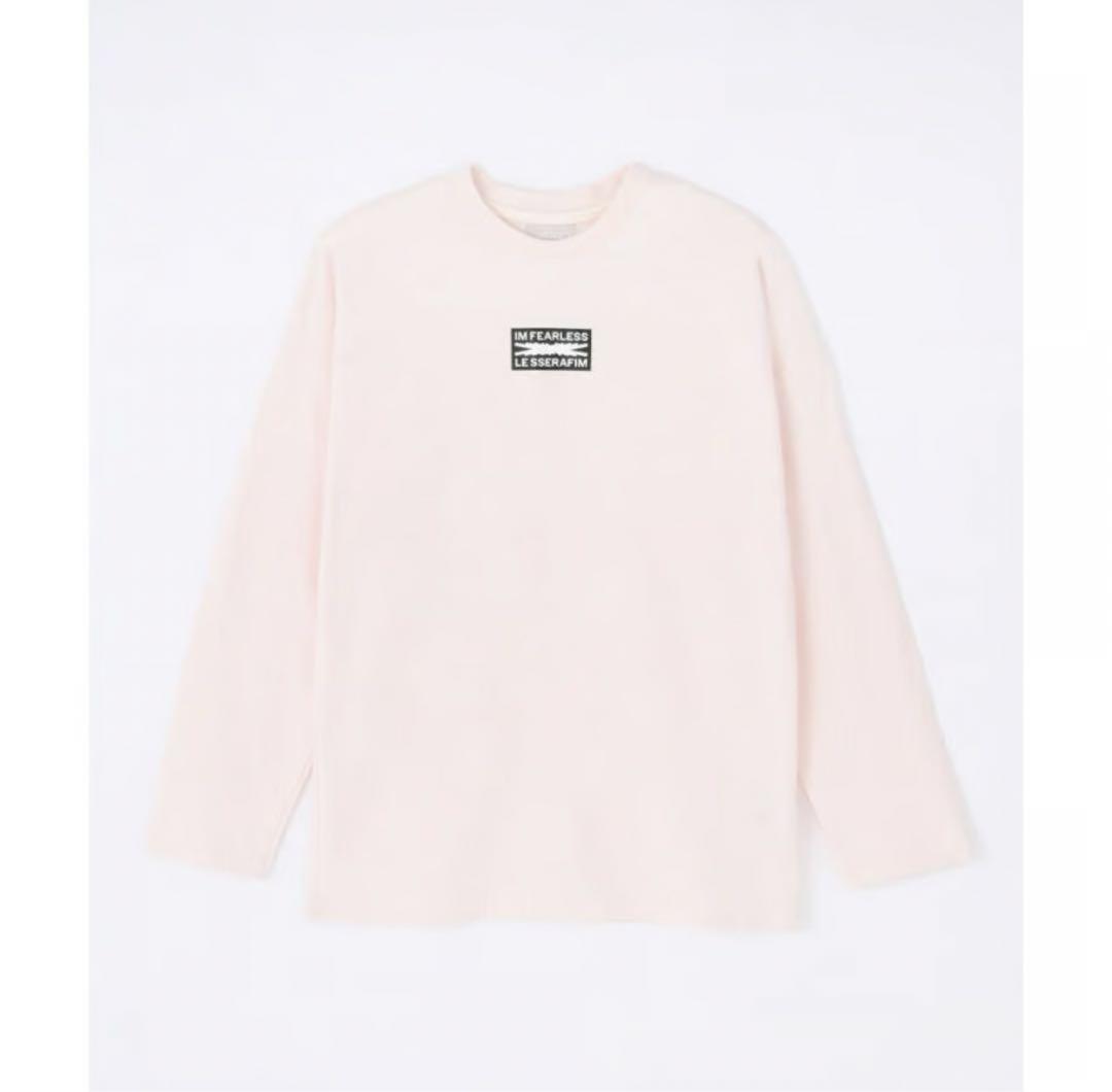 

[Б/У] LE SSERAFIM×épine лонгслив нежно-розовый