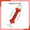 2x Electric Fence Gate Handle Insulators with Spring Part Spare Door Handles for Outside
