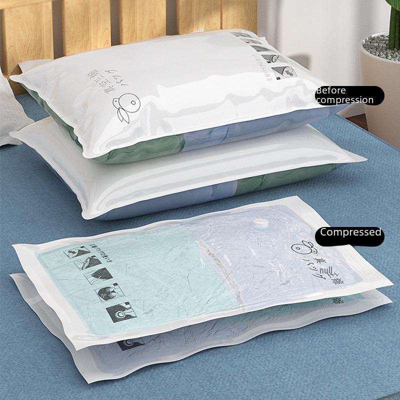 Vacuum Compression Bag for Clothes and Quilts - Thickened, 3D Storage Solution