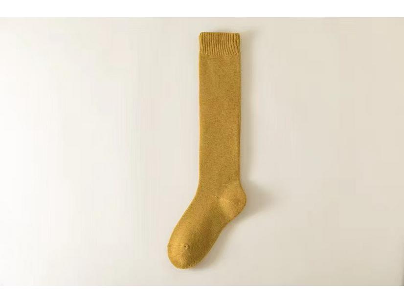 Women's Fleece-Lined Over-the-Knee Thickened Terry Socks - Slimming & Versatile for Autumn/Winter