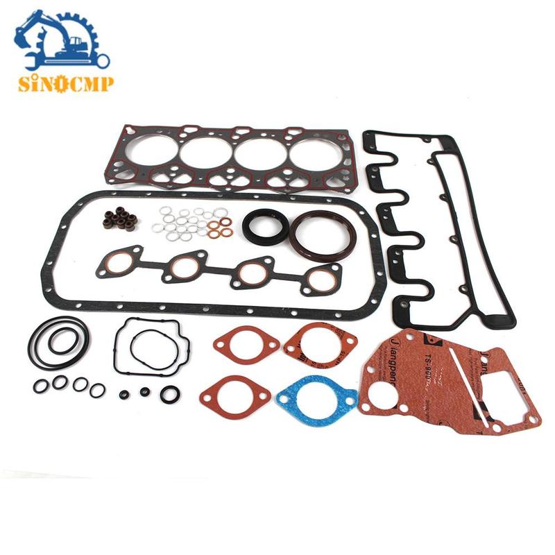 1Set Overhaul Gasket kit for Isuzu Hitachi JCB IHI Digger Excavator Generator 4LE1 Engine Professional Excavator Parts