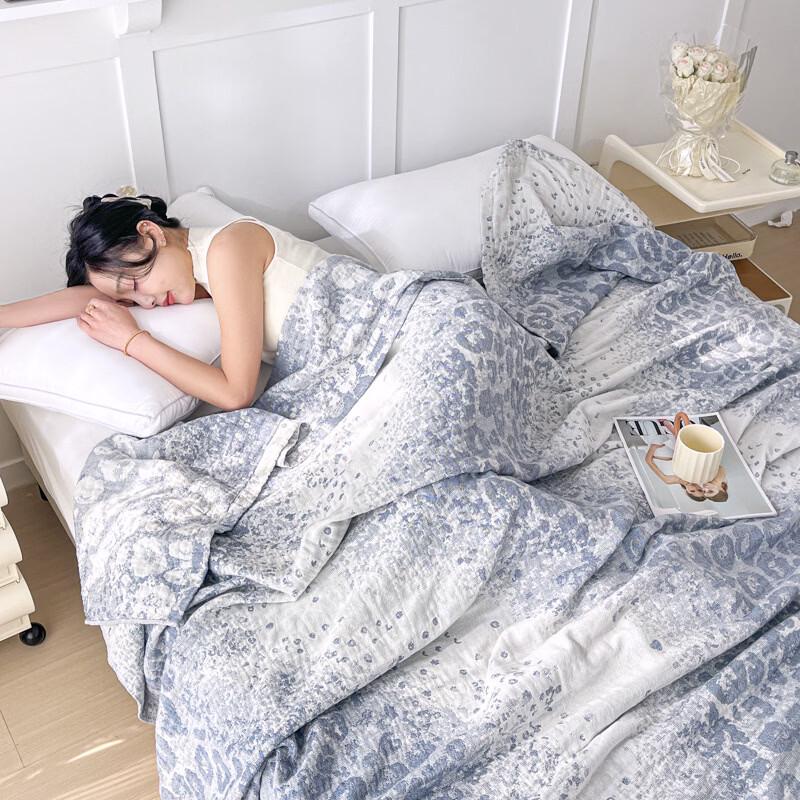 LISM 3-Layer Washed Gauze Air Conditioning Blanket