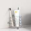 Home Bathroom Toothbrush Holder Rack 201 Stainless Steel Efficient Use