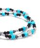 Polalita Turquoise Black Onyx Silver Hema Bracelet (Plt-Br-129_Bk)