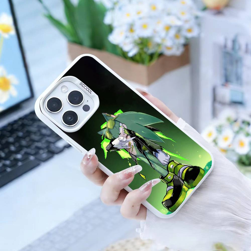 Hedgehog Knuckles Phone Case For IPhone 16 17 15 14 12 13 Pro Max Black Color Shockproof Cover