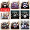 Skull Doona Duvet Quilt Cover Set Single/Double/Queen/Super King Size Bed Linen