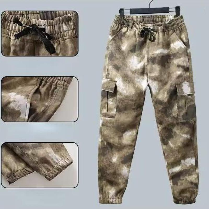 Completo Uomo Due Pezzi Felpa Pantaloni Cargo Abbigliamento Uomo Giubbotti Tuta da Lavoro