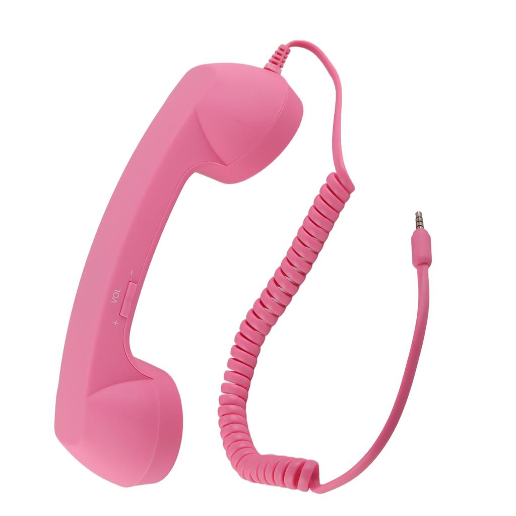 Cell Phone Handset USB C Radiation Proof Vintage Phone Handset with 3.5 Mm Socket for Smartphone