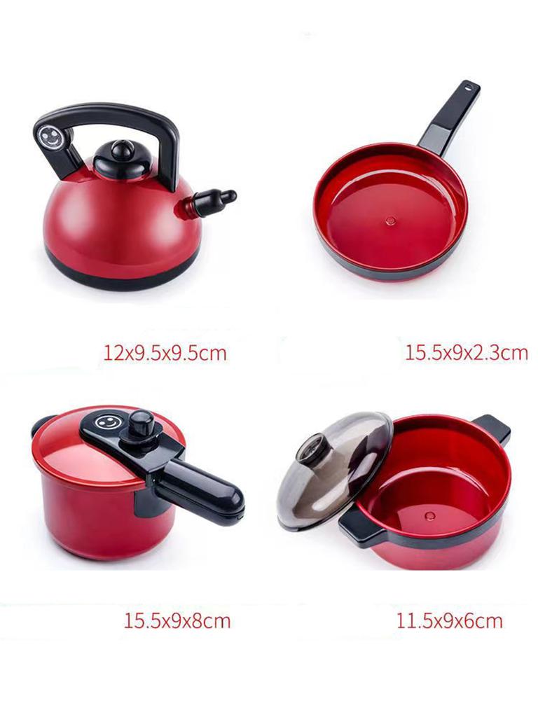 Children's Educational Simulation Play House Kitchen Toy Set Girl Simulation Cooking Tableware Set Gifts Toys for Girls