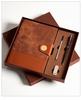 A5 Soft Leather Buckle Notebook: Customizable Diary Gift Set