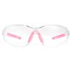 PAERDE HM12 Protective and UV Protection Eyewear, Ultra-Lightweight, Anti-Fog, Windproof, (Double-Sided Anti-Fog Coating) (Pink)