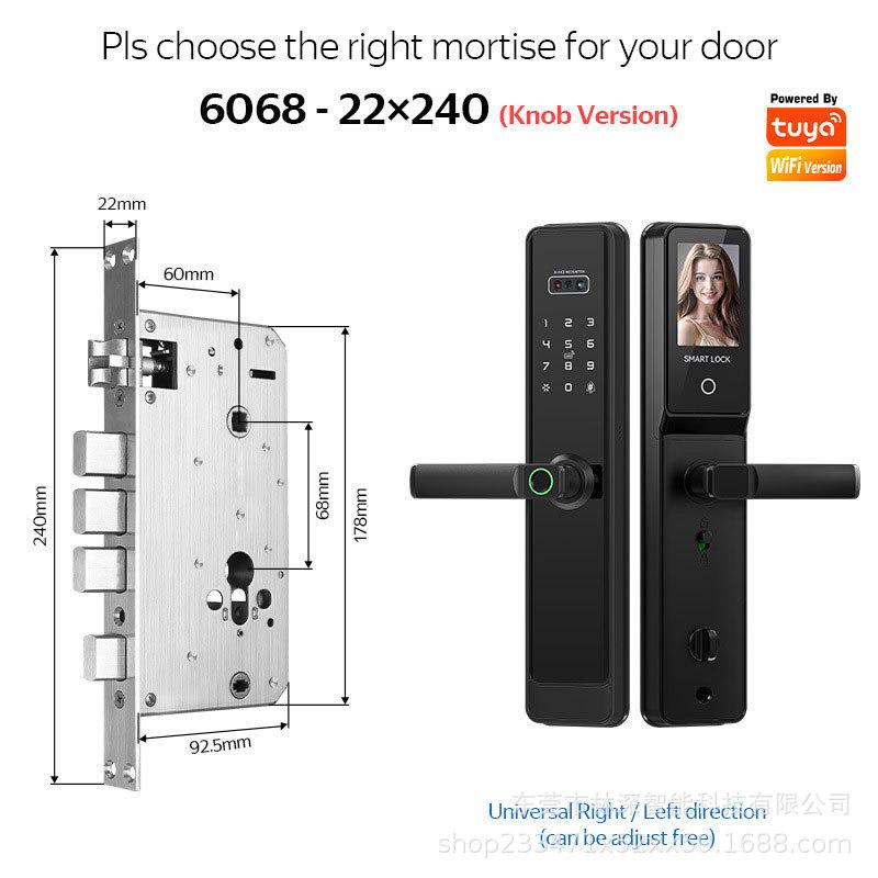 Semi-Automatic Smart Lock: Graffiti, Fingerprint, Face Recognition, Remote Unlock with Snapshot and Peephole