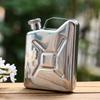 D2 5oz Hip Flask for Liquor Whiskey Oil Jerry Can Shape Stainless Steel Portable Alcohol Wine Bottle Pot Camping Pocket Gifts