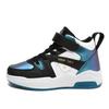 High top basketball shoes sports shoes children soft sole new board shoes running shoes autumn Velcro classmates children