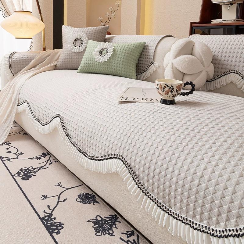 

Special-Shaped Sofa Cushion New Summer Ice Doudou Mat Seat Cushion Non-Slip Ice Silk Summer Straight Sofa Cover 70*70cm
