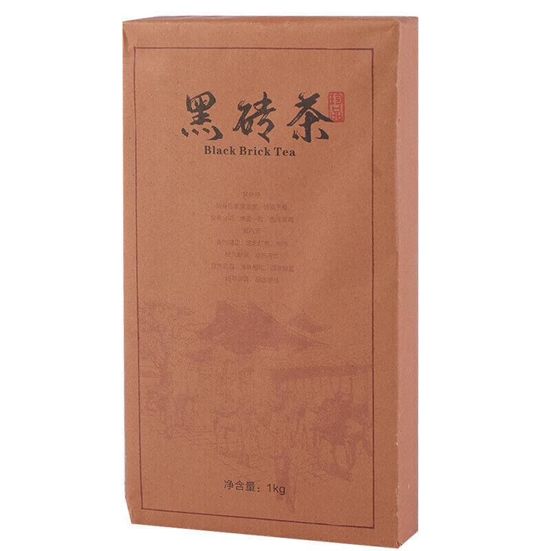 Råvara Gammalt Tebricke Anhua Svart Te 1000g Gyllene Blomma Handgjord Verandate