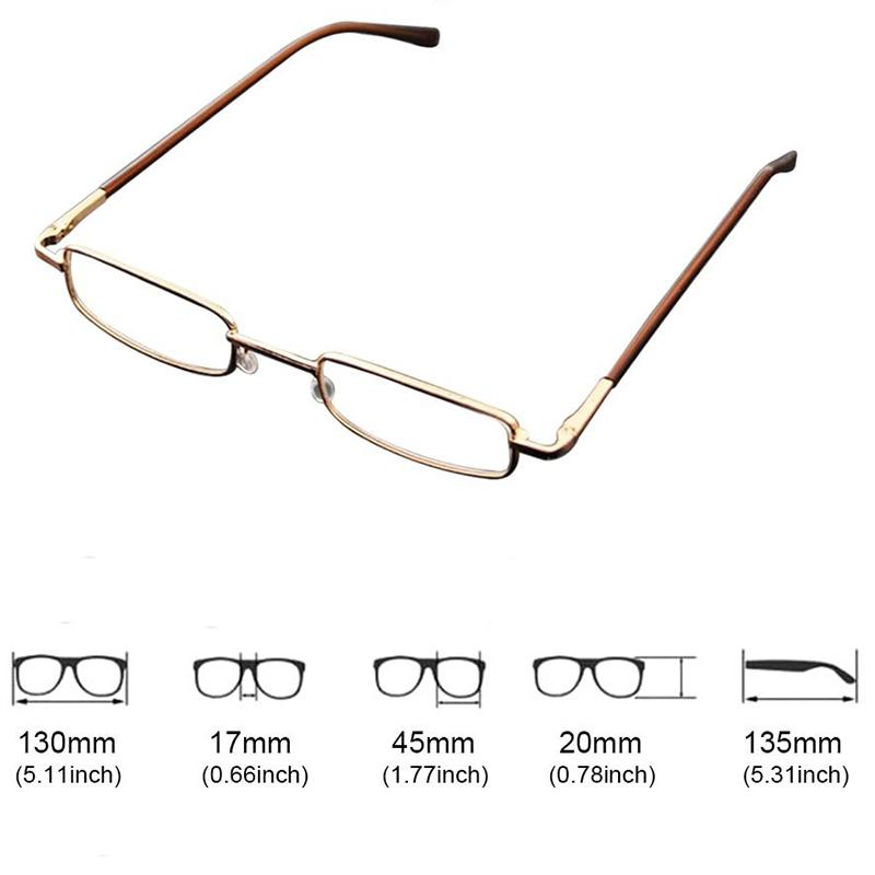 FG Ultralight Titanium Frame Reading Glasses for Men Anti Blue Light Women's Prescription Eyeglasses +1.0 To +4.0