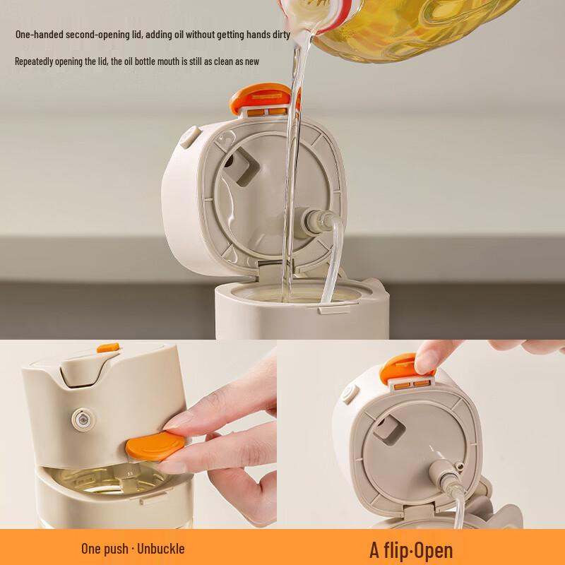 ZISIZ 2-in-1 Glasöl-Sprühflasche & Dosierflasche (3 Pack)