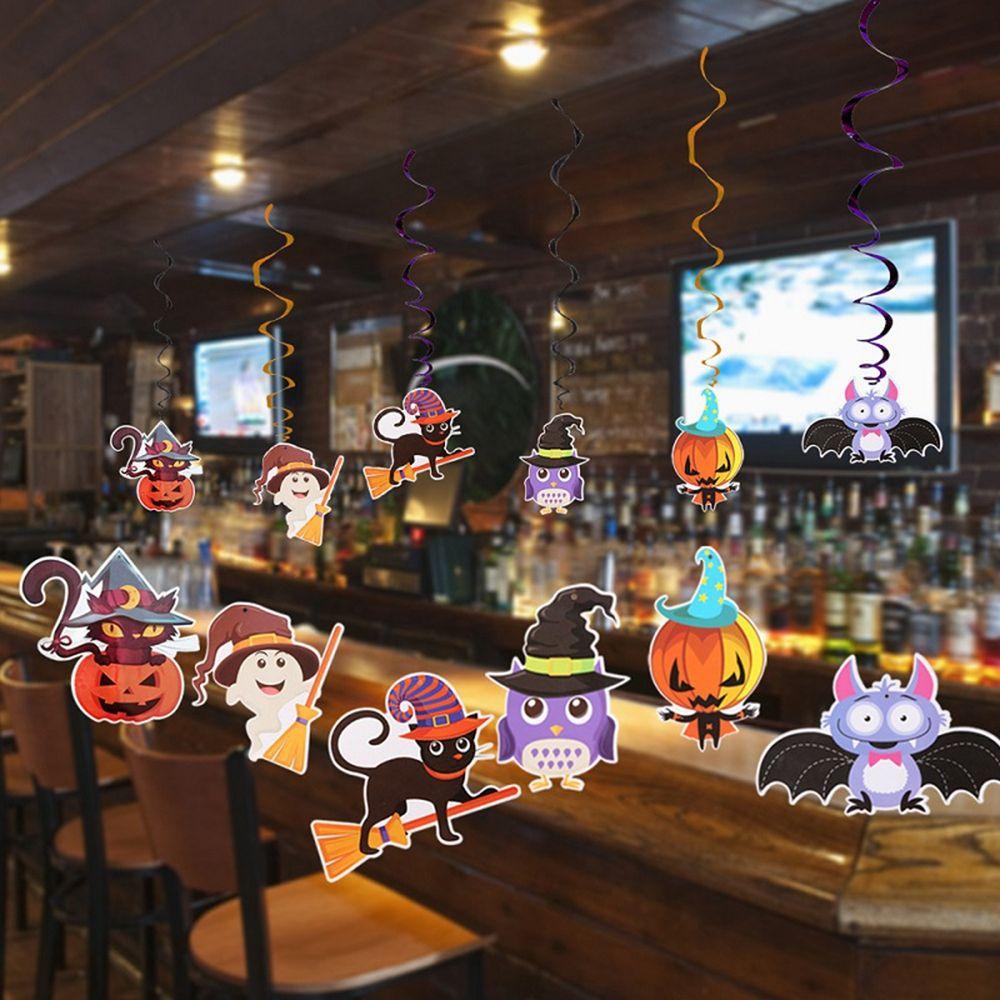 Festival  Ornaments Ceiling Hanging Swirl Halloween Decoration Party Supplies Streamers Spiral