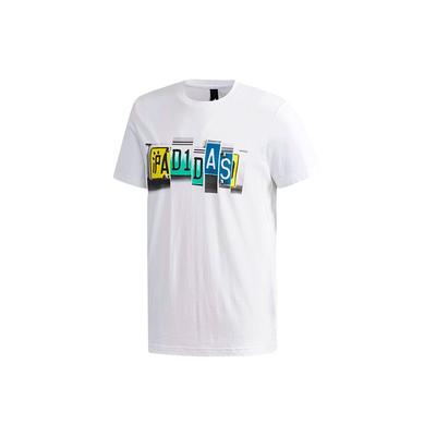 SS Key City Logo Print Sports Short Sleeve T-Shirt Men Tops White DX0641
