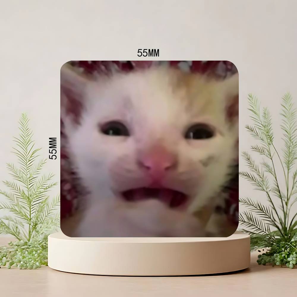 Grappige Kat Memes Koelkastmagneet Gepersonaliseerde Creatieve Magnetische Stickers Met Magneten