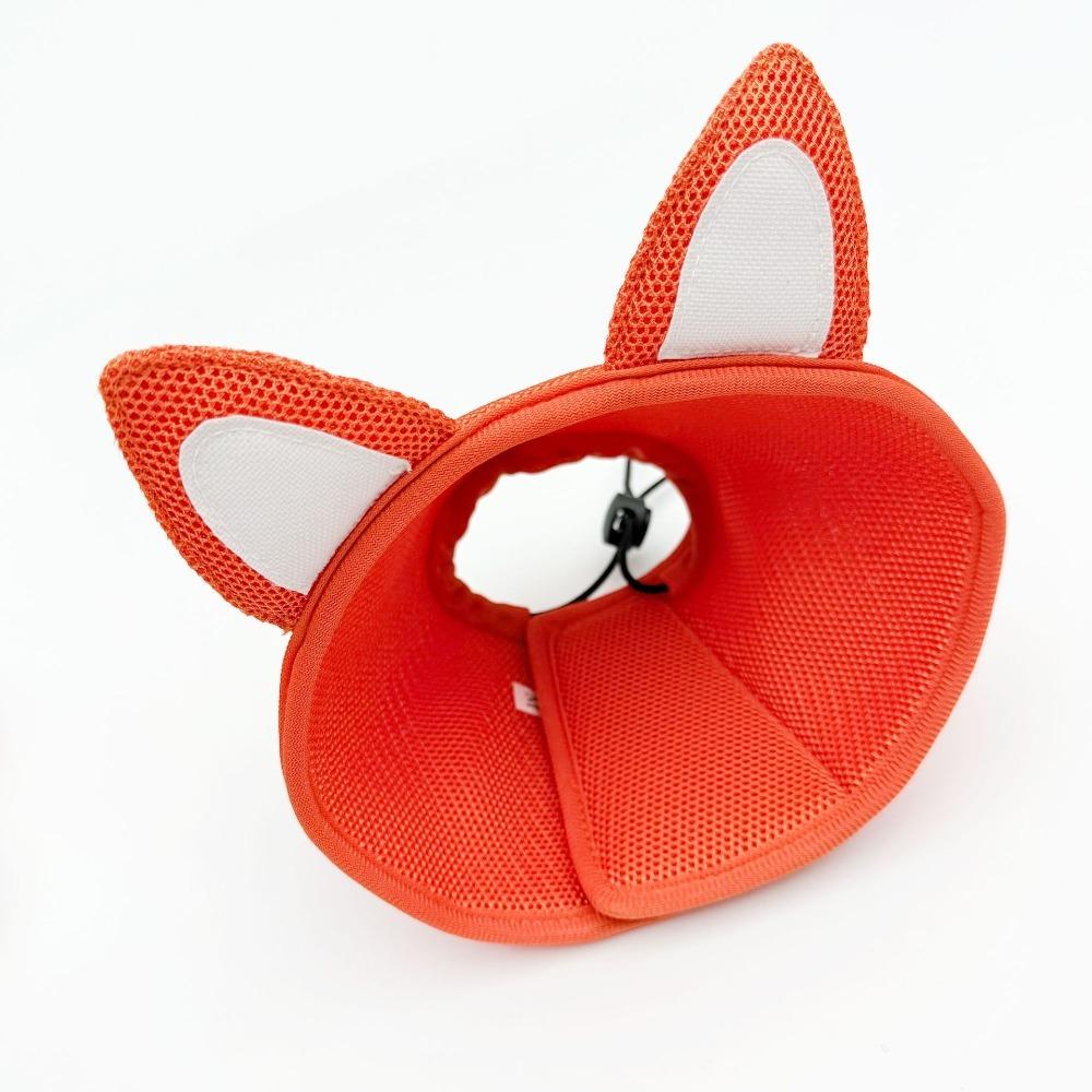 Anti-Bite Cat Neuter Collar Cartoon Ears Cat Elizabeth Collar Cat Anti-lick Collar For Cat Dog L