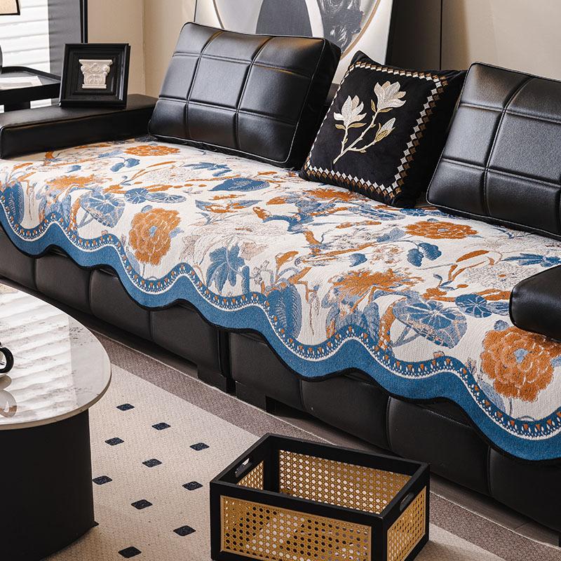 Special-Shaped Sofa Cushion Universal In All Seasons  New Sofa Seat Cushion Non-Slip Straight Row Light Luxury High-End Cover Cloth Towel