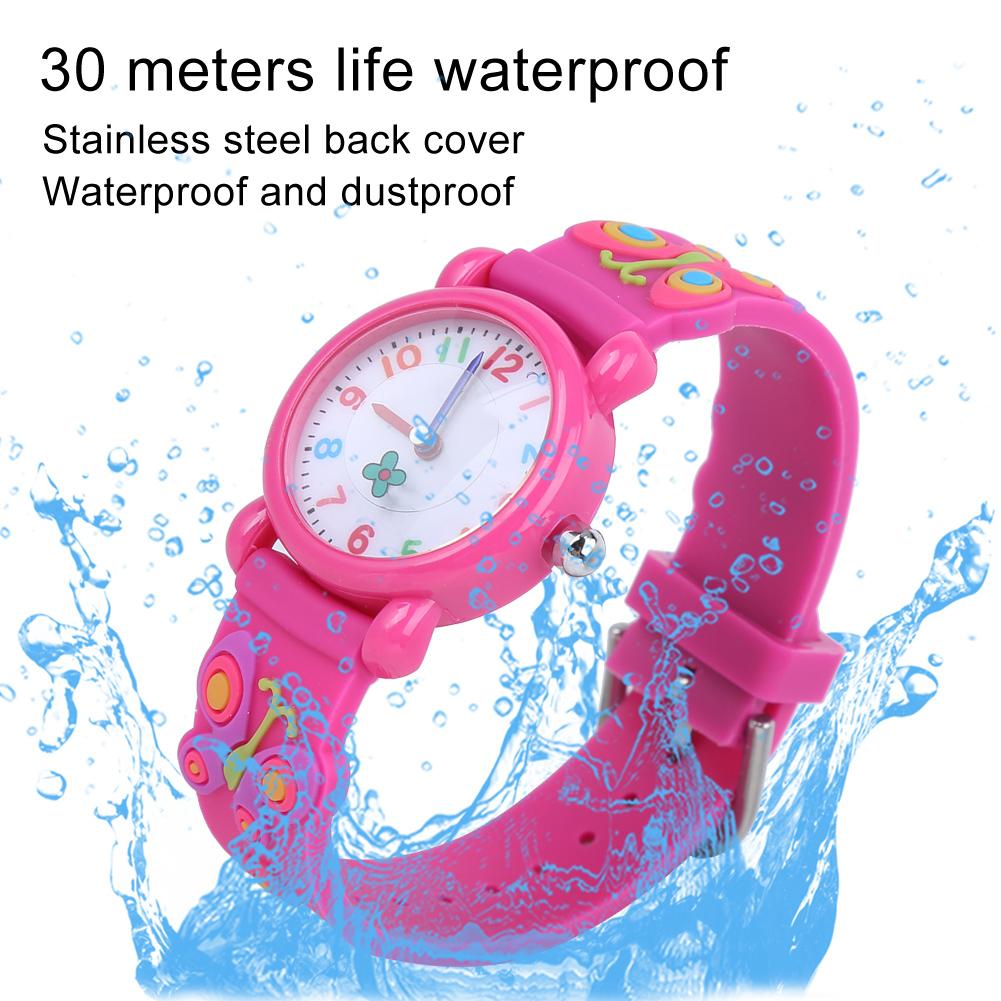 Waterproof Kid Cartoon Watch Cute Exquisite Pattern Children Wrist Watch Gift