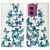 For Motorola Moto G55 5G Case Pattern PU Leather Flip Phone Cover