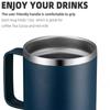 450ML Stainless Steel Insulated Cup Latte Cup Water Bottle Double Layer Large Capacity Portable Vacuum Insulation Insulated Cup