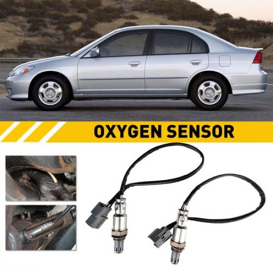 2PC Upstream&Downstream O2 Oxygen Sensor Fit Direct for Acura Honda Accord Civic