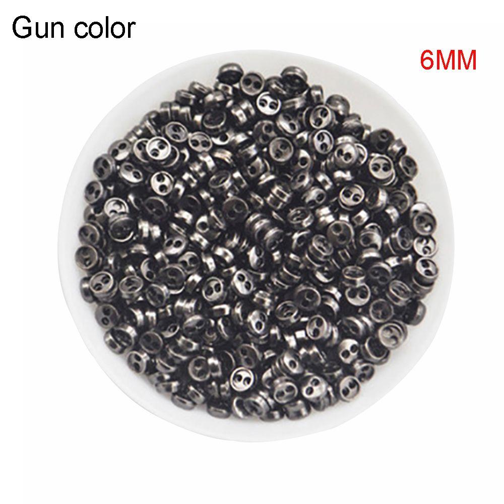 

50PCS/Lot Mini Metal Buttons 3mm/4mm/5mm Handmade Buckle Cute DIY Doll Clothes Round Buttons Miniature Doll Clothes Accessories