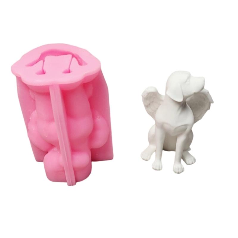 

3D Форма для свечи в виде собаки Ручная работа Силиконовые формы Формы для украшений Формы для литья Формы для животных Материалы для рукоделия 1